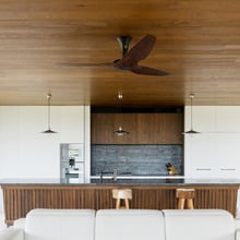 Haiku 152cm DC Bamboo Low Profile Smart Ceiling Fan with Remote Control